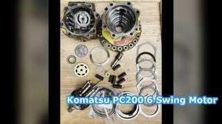 PC200-6 PC220-6 6D102 Graafmachineonderdelen Schommelmotor Assy 706-75-01170